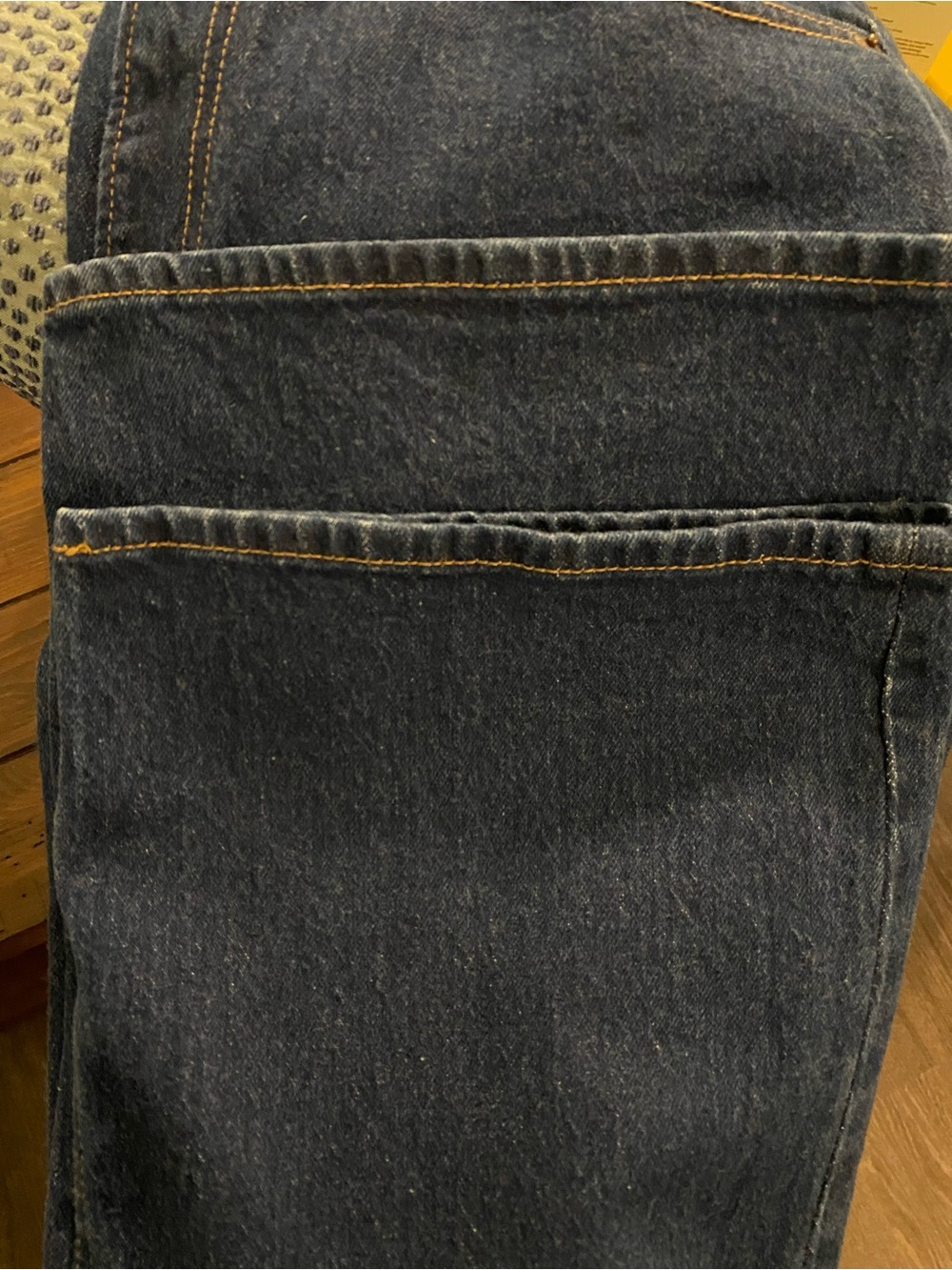 NWOT Abercrombie & Fitch 90s Relaxed High Rise Curve Love Dark Wide-Leg Size 28L - Picture 12 of 13